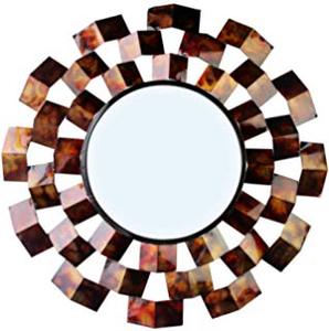 Marco de espejo de pared de Material de yute de ratán decoración moderna hermosa última mejor calidad espejo de pared a la venta en precio al por mayor - Product Image 4