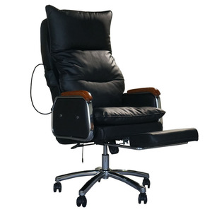 Fauteuil de massage corps entier avec 31 à 60 airbags, rail de guidage droit, inclinable électrique avec massage des bras et repose-pieds - Product Image 3