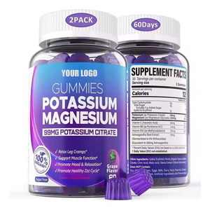 Bonbons de Sommeil avec Étiquette Personnalisée Supplément Saveur Fruits Vitamines C B6 B12 Citrate de <span class=keywords><strong>Potassium</strong></span> Magnésium Glycinate Minéraux - Product Image 1