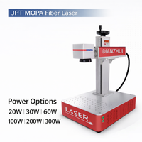 Máquina de Marcado Láser de Fibra JPT MOPA de 60W para Marcado de Color en Metal y Grabado Profundo