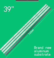 Barre de rétroéclairage TV en aluminium Ph39n91dsgw Ph39e31 pour 32lj57, 10 LED, 4 bandes/ensemble, remplacement d'origine