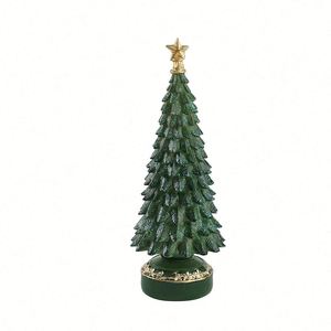 2026 New Arrival Mini Religious Christmas <b>Tree</b> Ornament Resin Crafts <b>Tabletop</b> Decoration Home Living Room Party Festiva - Product Image 1