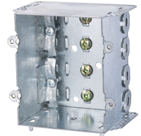Caja de Conexiones Eléctrica Metálica de Pared de 2 Tomas con Certificación CETL, Nivel de Protección IP55