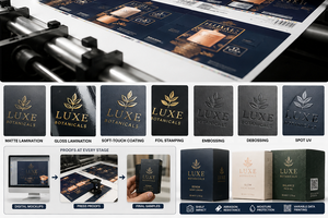 Small Wholesale Cardboard Folding Mailing <b>Boxes</b> with Customized Branding Eco-Friendly Kraft Paper Gift Box for Luxury Cosmetic - Product Image 4