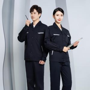 Inşaat işçileri için emniyet üniforma kaynakçı sanayi madencilik işçi elektrikçi t Shirt uzun kollu tulum - Product Image 2