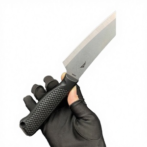 Couteau tactique de survie à lame fixe en acier 440C avec manche en nylon, idéal pour le camping et les activités de plein air, personnalisable (OEM) - Product Image 2