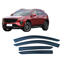 Deflector de Ventana Lateral para CADILLAC XT4 2018-2025, Protección Contra Sol y Lluvia, Instalación con Cinta Adhesiva