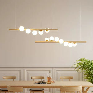 Sala da pranzo lampadari in legno <span class=keywords><strong>paralume</strong></span> in vetro bianco latte tavolo da pranzo lampada <span class=keywords><strong>a</strong></span> <span class=keywords><strong>sospensione</strong></span> isola cucina <span class=keywords><strong>lampadario</strong></span> moderno <span class=keywords><strong>a</strong></span> <span class=keywords><strong>sospensione</strong></span> - Product Image 4