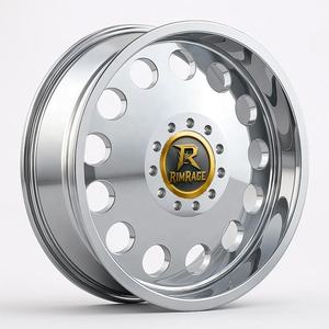 Ruedas de agujero grande pulidas de espejo forjado RimRage, estilo camioneta <span class=keywords><strong>todoterreno</strong></span>, para camiones <span class=keywords><strong>Ford</strong></span> F150 Ram Chevy y American 4x4 - Product Image 5