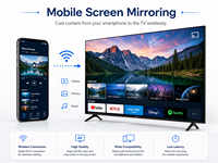 Téléviseur intelligent Android 4K de 100 pouces, écran ultra-large, LED, fournisseur d'usine pour importateurs et projets