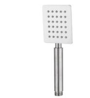 Ensemble de robinetterie de douche de salle de bain en acier inoxydable SUS304 finition huilée, avec pommeau de douche pluie et douchette à jet doux à commande monocommande
