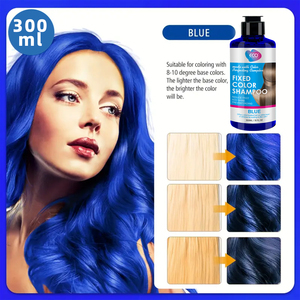 La cura dei capelli elimina i toni arancioni ottonati <span class=keywords><strong>Shampoo</strong></span> blu bilanciamento del colore per capelli castani schiariti-739274 - Product Image 6
