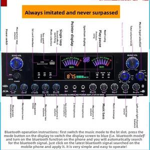 Bộ thu âm thanh gia đình Bộ khuếch đại gia đình 5.1CH 500W*2+200W Âm thanh vòm+300W Loa siêu trầm Âm thanh HiFi bằng kim loại bền bỉ Đầu vào USB/AUX độc lập - Product Image 3