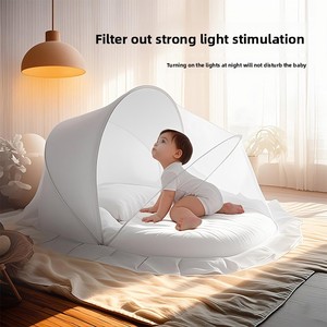 Cubierta de Cama Plegable Antimosquitos para Bebés de 1 a 2 Años, sin Instalación, con Protección Solar, para <span class=keywords><strong>Cuna</strong></span> Tipo Sombrilla y <span class=keywords><strong>Mosquitera</strong></span> - Product Image 5