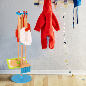 Vendita calda per bambini strumento di pulizia in legno Set giocattolo gioco più pulito pulizia pulizia interni finti giochi per bambini - Product Image 4