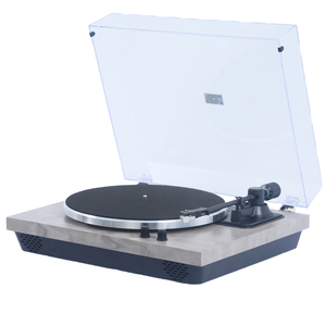 เครื่องเล่นแผ่นเสียงวินเทจแผ่นเสียงไวนิลพร้อมลำโพงในตัวบลูทูธเครื่องเล่นแผ่นเสียงดีไซน์ทันสมัย - Product Image 1