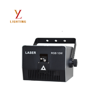Mini projecteur LED RGB 10W, 20K Galvo haute vitesse, 12 canaux DMX512, son automatique, scène, KTV, club