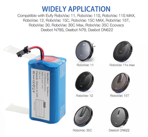 Batería de Repuesto de Iones de Litio de 14.8V 2600mAh 2800mAh para Aspiradora Robótica Eufy Verge G30 11 11S Plus - Product Image 3