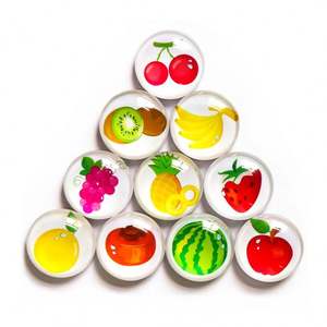 Autocollants magnétiques décoratifs personnalisés, aimants amusants pour réfrigérateur, aimants photo de fruits pour réfrigérateur - Product Image 4