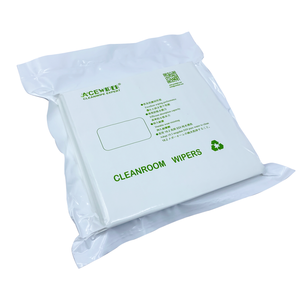 Paños de Limpieza para Cuartos Limpios, No Estériles, No Tejidos, Clase 100, Libres de Polvo, 100% Poliéster, Ecológicos, Blancos, con Borde Cortado a Cuchilla - Product Image 2