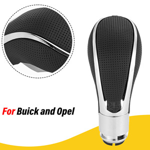 Poignée de levier de vitesse automatique pour voiture, cuir perforé noir, ergonomique, compatible Opel Buick - Product Image 4