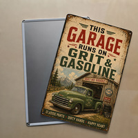 Plaque Métallique Vintage Garage Automobile Classique Citations Drôles Décoration Murale Atelier Cave à Hommes Art Mural Enseigne Métallique Rétro