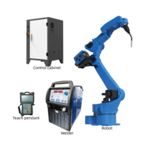 Robot Industrial de 6 Ejes con Capacidad de Carga de 10 kg para Soldadura Láser por Arco, con Cable de Soldadura Integrado y Muñeca Hueca