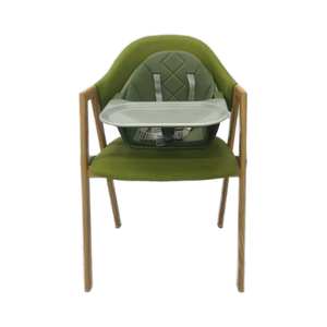 Chaise haute pour bébé 6 en 1 au design moderne en forme de L, écologique, siège rehausseur de sécurité, dossier en forme de flèche, <span class=keywords><strong>inclinable</strong></span> manuellement, base à bascule, pour enfants - Product Image 4