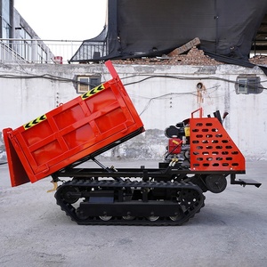 Tracked <span class=keywords><strong>Mini</strong></span> Transporter <span class=keywords><strong>Power</strong></span> Barrow 2000kg Crawler <span class=keywords><strong>Dumper</strong></span> mit drehbarem Eimer zu verkaufen - Product Image 2