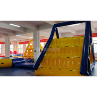 Structure gonflable sur mesure de haute qualité pour parc, 8x3x4m, combo trampoline, toboggan, plateforme, sports nautiques, CE