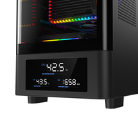 Boîtier de PC de jeu AntarcChill avec panneau latéral en verre incurvé haut de gamme, épaisseur 0,6 mm, best-seller