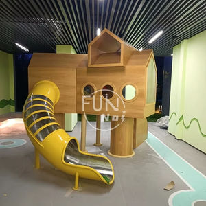 Su misura in legno al coperto parco giochi per bambini Soft <span class=keywords><strong>Play</strong></span> attrezzature per bambini piccolo parco giochi al coperto - Product Image 1