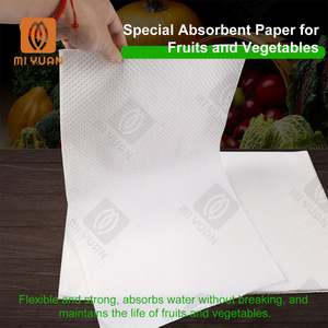 แผ่นซับน้ำคุณภาพสูงแบบใช้แล้วทิ้ง สำหรับซับความชื้นในผลไม้และผัก บรรจุภัณฑ์สำหรับรักษาความสดของอาหาร ส่งตรงจากโรงงาน - Product Image 3