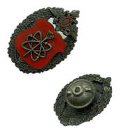 Design 3D élégant Staline révolution d'octobre russe 100 ans anniversaire Badge broche vis épinglette broche