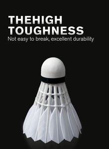 Volante de 3 capas de plumas de ganso, estable y duradero, de nivel de torneo, para entrenamiento de calidad con <span class=keywords><strong>RSL</strong></span> D5 - Product Image 5