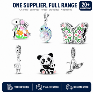 MULA Gioielli all'Ingrosso, Ciondoli e <span class=keywords><strong>Perline</strong></span> in <span class=keywords><strong>Argento</strong></span> <span class=keywords><strong>925</strong></span> per Collane e Bracciali da Donna, per Agenti di Marca e Negozi di Gioielli - Product Image 1