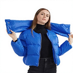 Women Faux Leather Reversible Solid Short Casual Quilted <b>Jacket</b> Autumn Winter Spring Fashion Motorcycle Bike Coat - Product Image 3