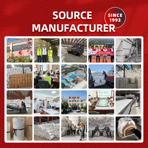 Couverture en laine de fibre céramique alumine-silice haute pureté 1260, vente en gros d'usine, 1430 ° C 128 kg/m³ pour four de forgeage et de traitement thermique - Product Image 6
