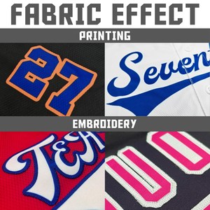 Tùy Chỉnh Thêu Thăng Hoa Retro Đội Bóng Chày Jersey Lưới Thoáng Khí Twill Nút Sọc Softball & Bóng Chày Áo Sơ Mi - Product Image 5