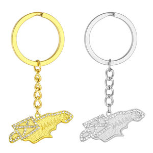 سلسلة مفاتيح بعلم جامايكا، حامل معدني للحقائب، تذكارات سياحية للشاطئ، هدايا، خريطة، حلقة مفاتيح، سلسلة مفاتيح جامايكا مخصصة بالجملة - Product Image 3