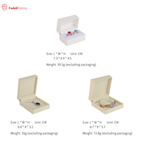 FADELI PACKING Boîtes en papier personnalisées pour bijoux avec logo, boîtes cadeaux pour bracelets, colliers, bagues, emballages pour boucles d'oreilles, vente chaude