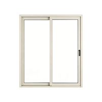 Ventana Plegable de Vidrio UPVC con Diseño Europeo, Apertura Horizontal, Pantalla de Acero Inoxidable, Resistente al Viento, para Uso Exterior