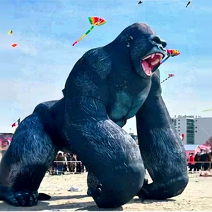 Animal gonflable géant réaliste, gorille/<span class=keywords><strong>orang</strong></span>-outan/dessin animé King Kong pour décoration ou publicité - Product Image 1