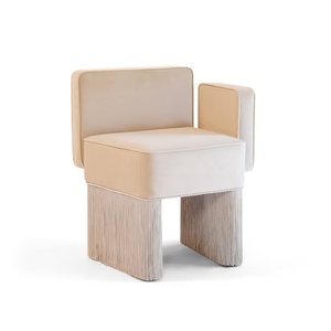 <span class=keywords><strong>Fauteuil</strong></span> de loisirs artisanal HDC durable avec franges, design coloré <span class=keywords><strong>beige</strong></span> Eli Ugly pour salon, chambre et hôtel - Product Image 4