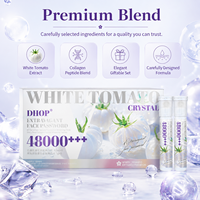Boisson au collagène de tomate blanche en format double : flacons et comprimés – Mélange premium avec extrait de tomate blanche – Complément beauté