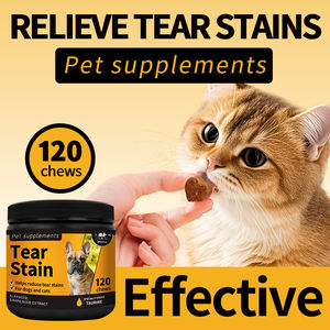 Quitamanchas de lágrimas naturales, soporte para la salud ocular, masticables suaves con extracto de <span class=keywords><strong>regaliz</strong></span> de arándano y cúrcuma para perros y gatos - Product Image 5