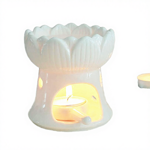 Procelin Ceramic Candle <b>Melt</b> Warmer Aromatherapy Essential Oil Burner Soy <b>Wax</b> Burner Incense Burner - Product Image 4