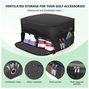 Organizador de Maletero para Golf con Diseño de Almacenamiento de Gran Capacidad de 2 Niveles para Viajes en Auto, Ropa, Pelotas de Golf y Equipo para Exteriores - Product Image 3