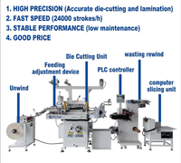 Machine de découpe automatique HL-350A personnalisée avec une précision de ±0,01 mm, prix usine, pour divers matériaux adhésifs (feutre, PET, EVA, étiquettes plastiques)