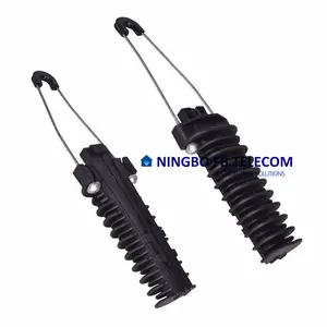FTTH ADSS Wedge type tension clamp Aerial Optic fiber Cable Anchoring Clamp